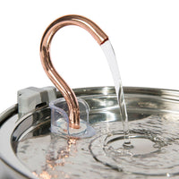 Stainless Steel Cat Water Fountain — Faucet Spout — product view 2